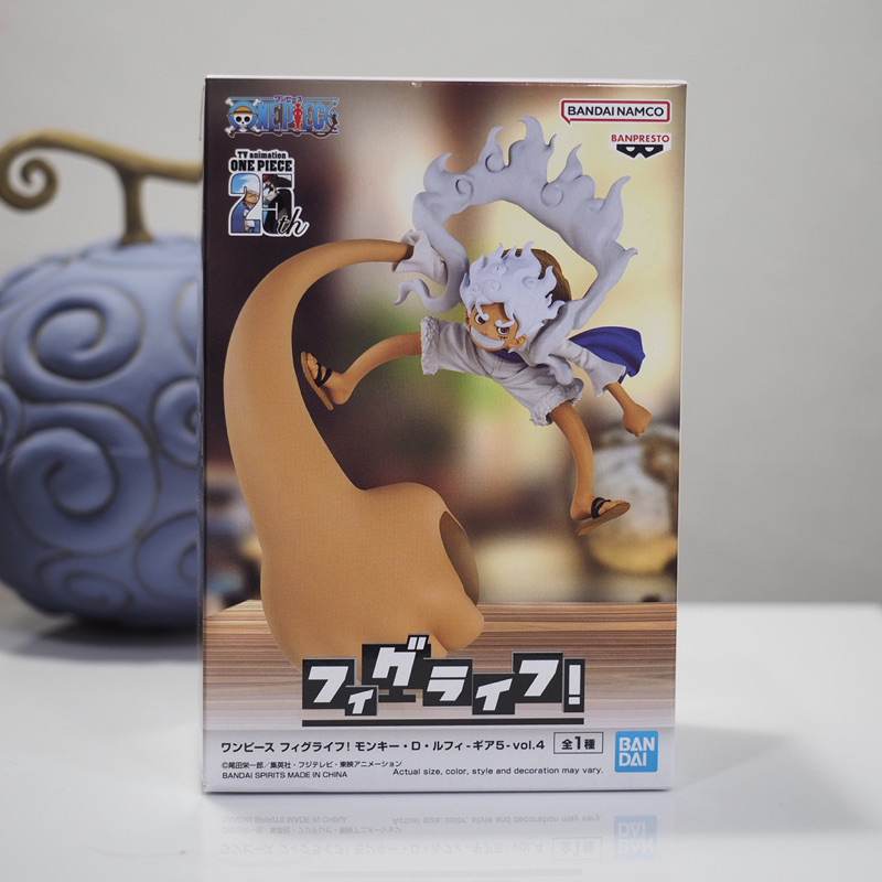 One Piece FigLife Vol 4 Monkey D Luffy Gear 5th Nika Banpresto Bandai Spirits Original Figure Asia V