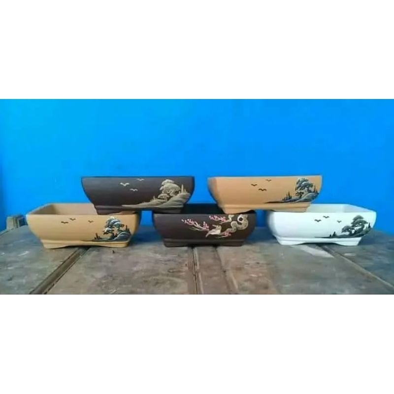 Pot Semen/Pot Bonsai/Pot Bunga/Pot mame/Pot Kontes