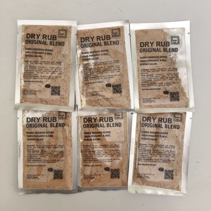 

Bumbu Marinasi Sachet - Dry Rub Original Blend - Tanpa MSG dan Pengawet