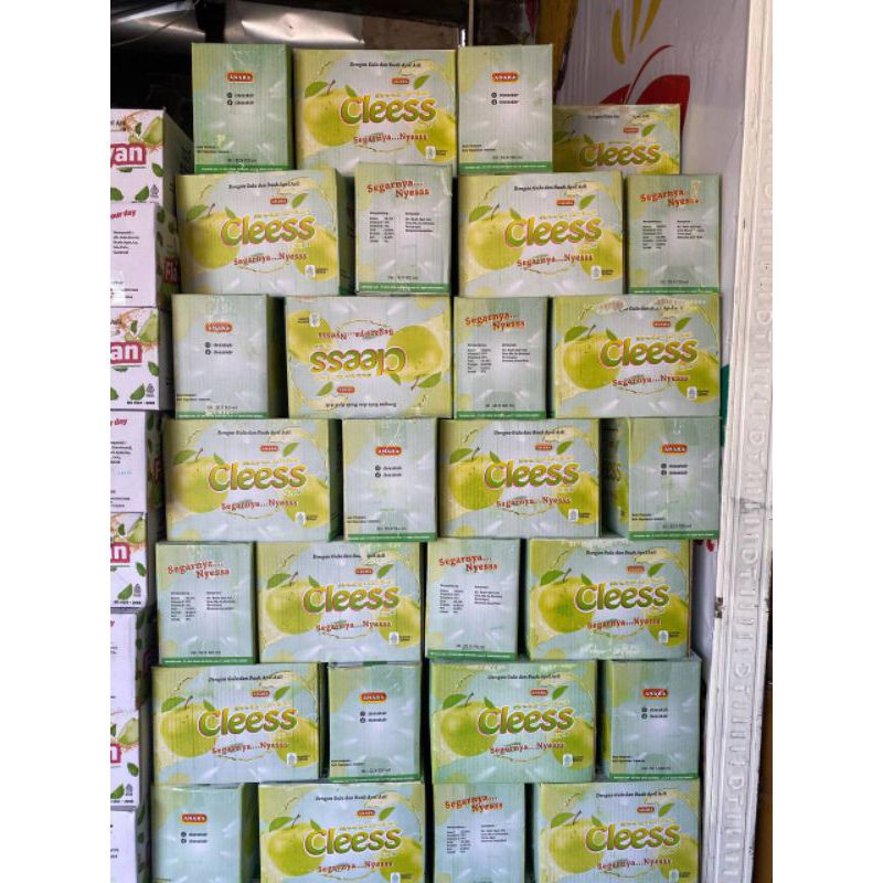 

Murah Minuman cup sari apel clesss isi 32