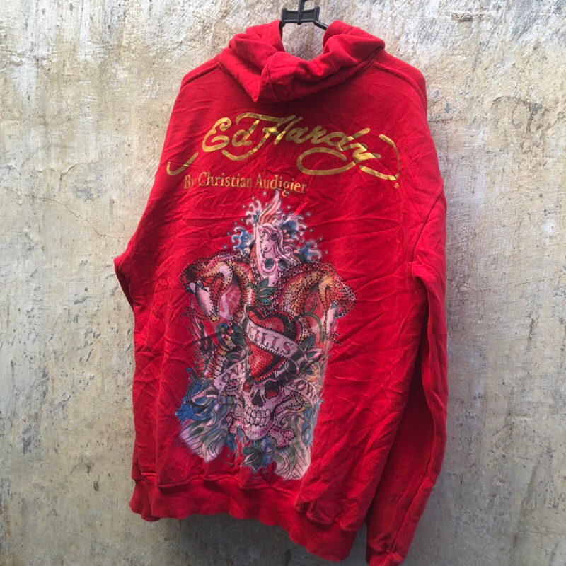 Ed hardy zipper jacket carousell