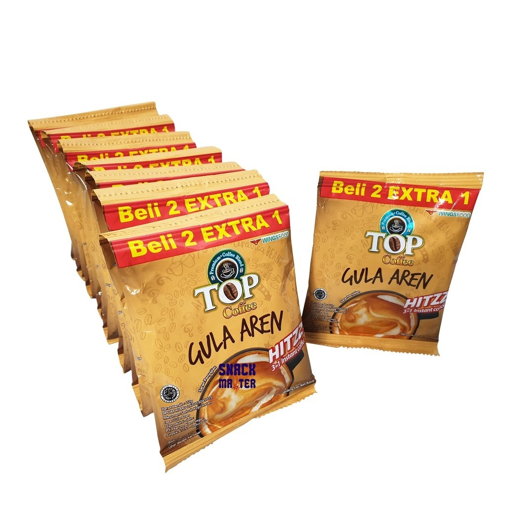 

15 PCS TOP COFFE GULA AREN HITZ LEGITZ - KOPI TUBRUK INSTAN SACHET