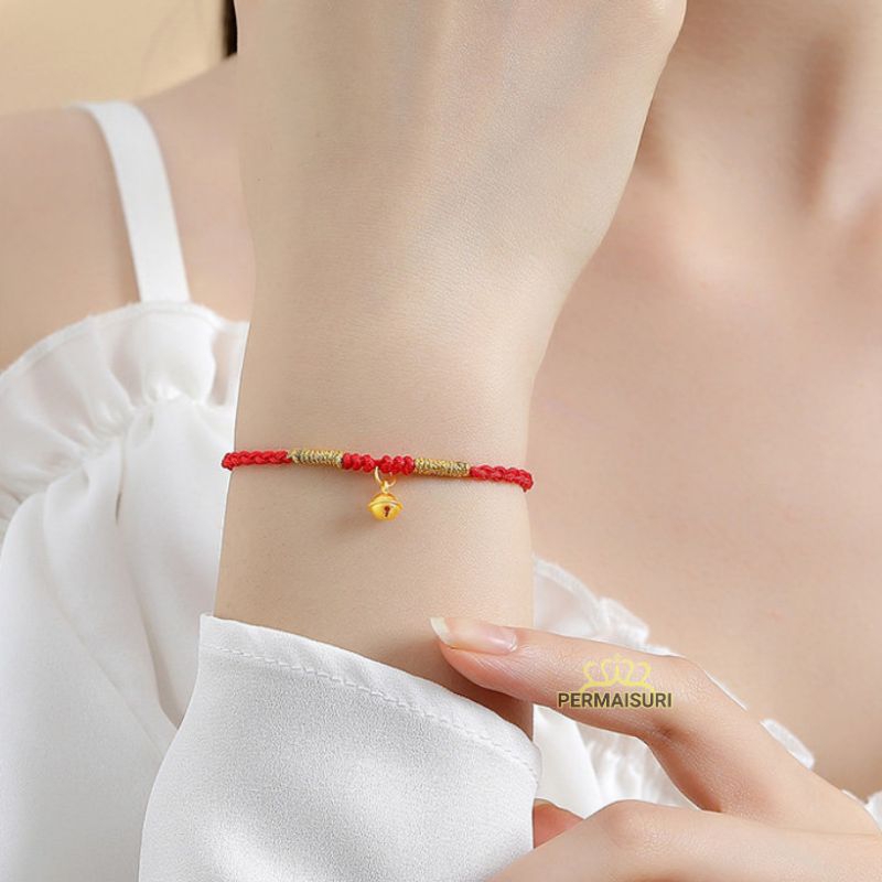 Gelang Benang Simpul Lonceng Gelang Tangan