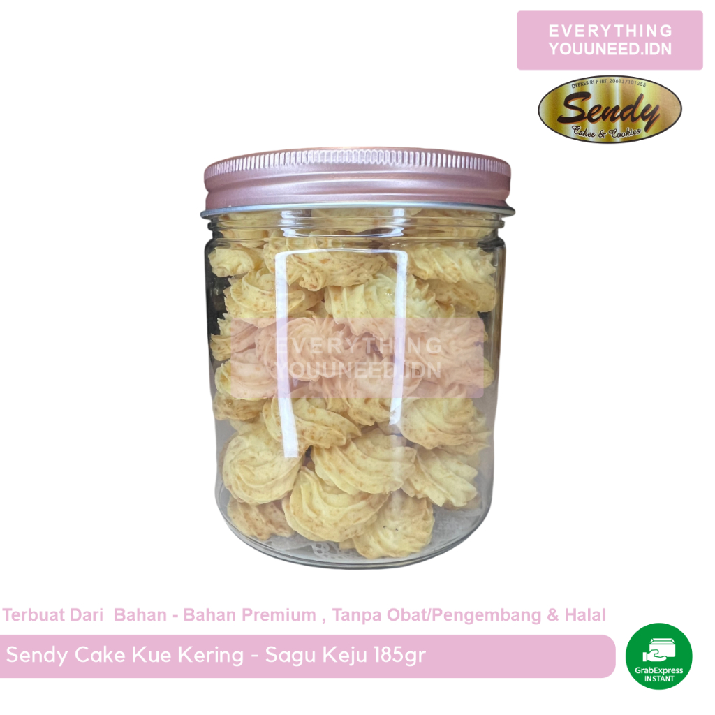 

Sendy Cakes Kue Kering - Sagu Keju 185gr