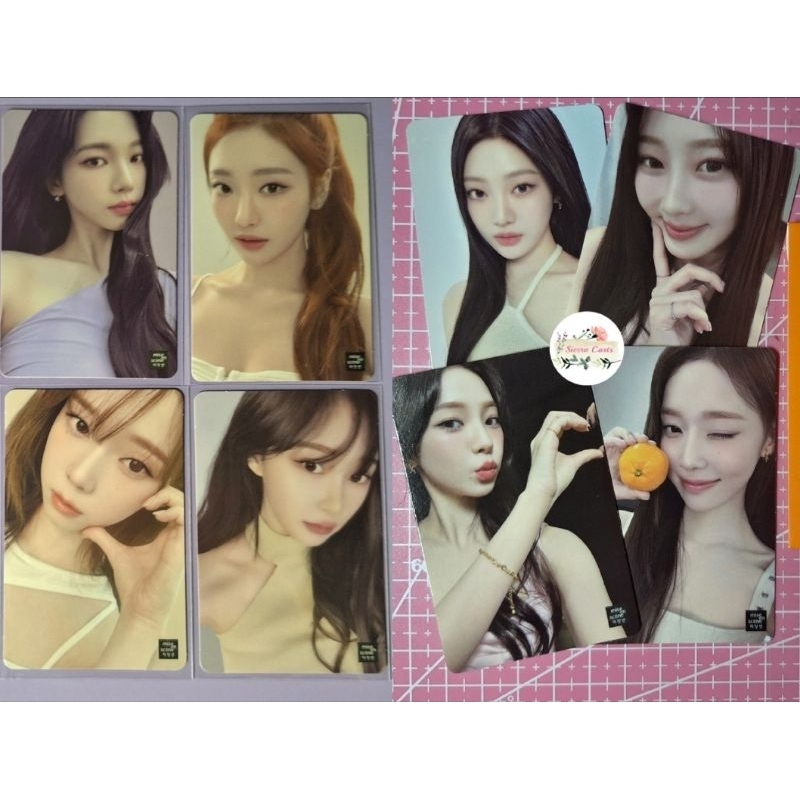Photocard Official aespa Miss en Scene - Karina Winter Ningning Giselle