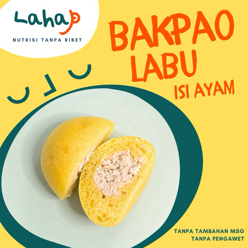 

[READY] Bakpao Labu Isi Ayam - Nutrisi Anak Tanpa Ribet (Ready to Cook)