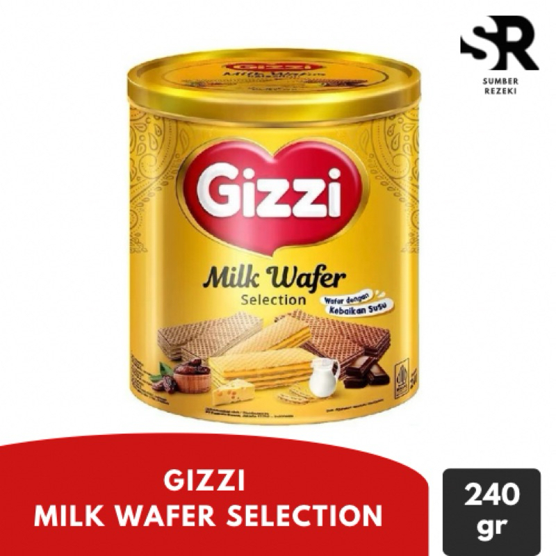 

Gizzi Milk Wafer Selection Kemasan Kaleng 240gr