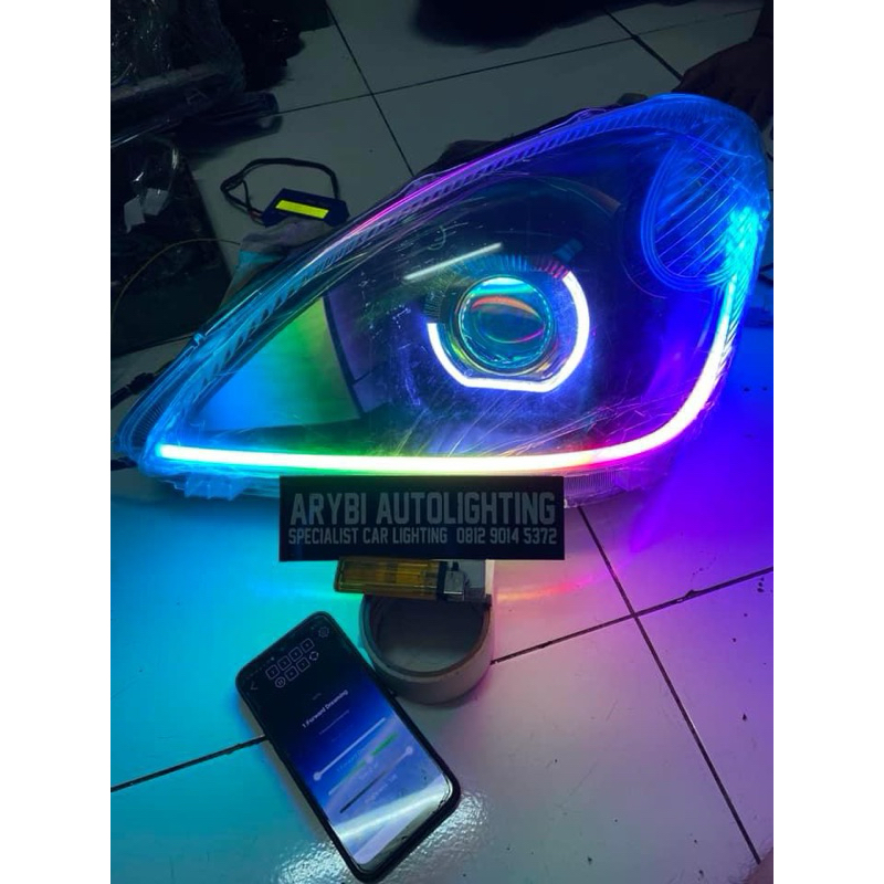 paket headlamp biled avanza old xenia old full RGB