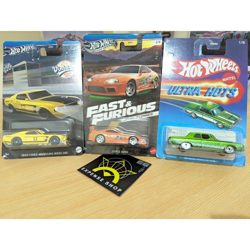 Hot wheels Toyota supra Mk4 orange Fast and furious Bundling 3pcs reguler