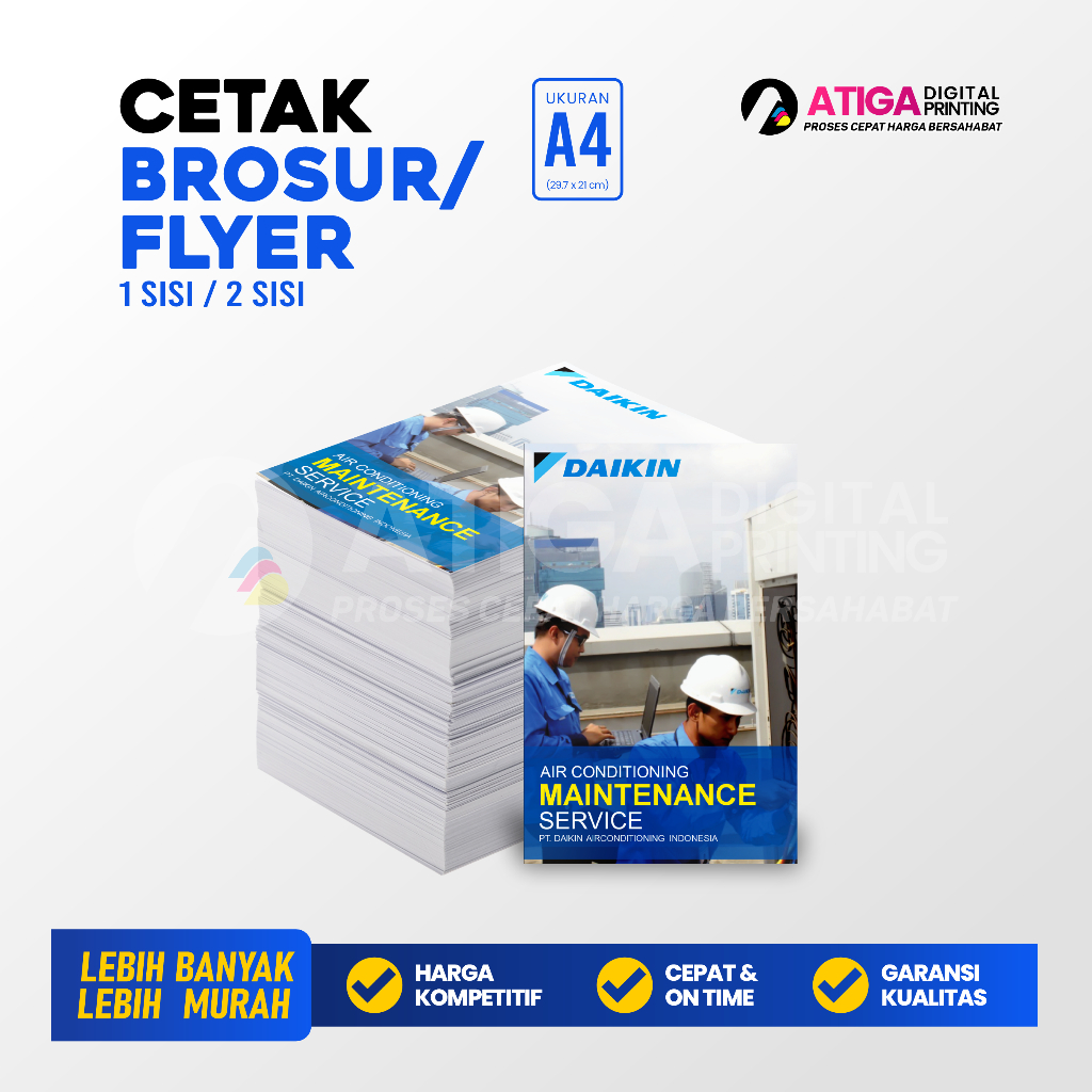 

Cetak Brosur Leaflet Ukuran A4 150 Gsm | Cetak Pamflet Flyer Poster Ukuran A4 Full Warna