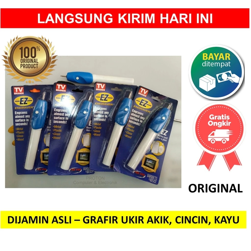 

BELLA | EZ ENGRAVE PEN ALAT ENGRAVER IT ALAT UKIR BATU CINCIN AKIK KAYU PLASTIK BESI LOGAM KACA PORTABLE ELEKTRIK