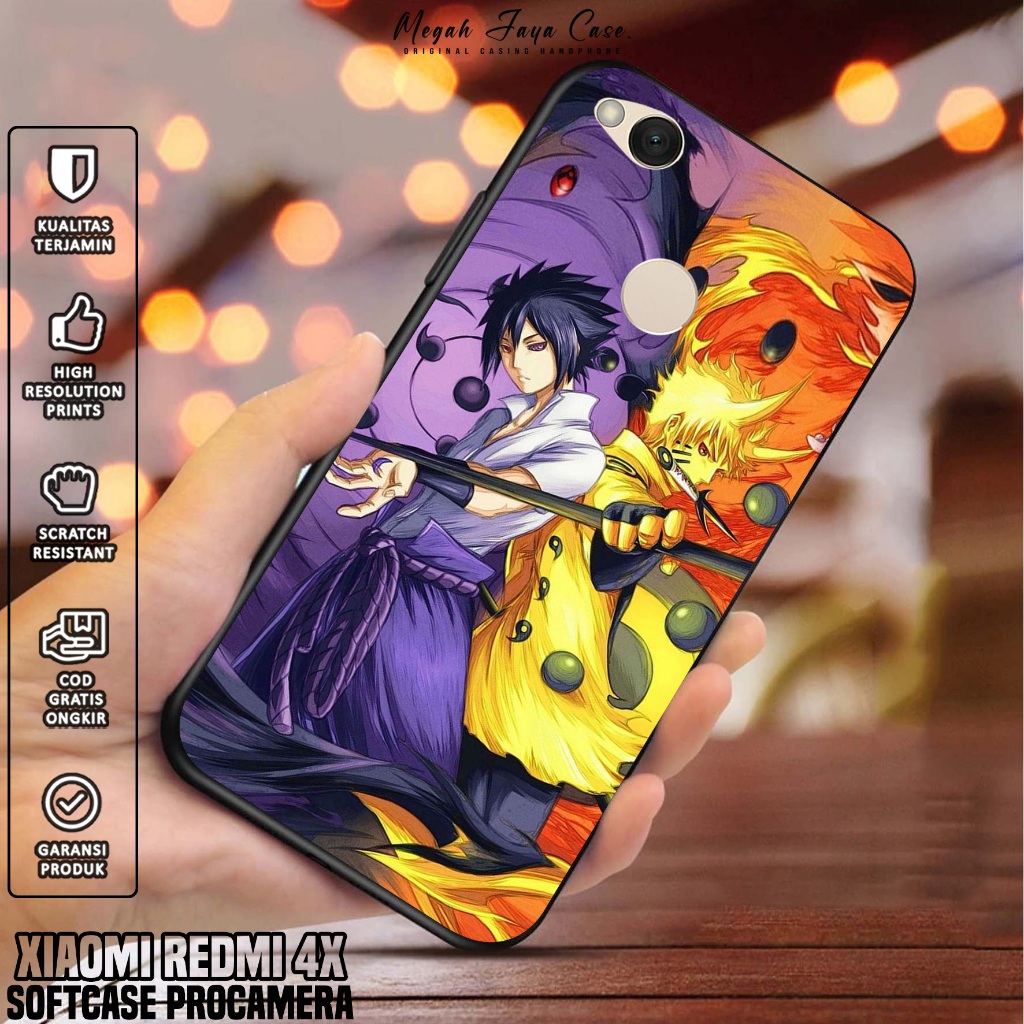 Softcase Xiaomi Redmi 4X - Case Hp Xiaomi Redmi 4X Motif Anime NRT - Silikon Hp Xiaomi Redmi 4X - Ca