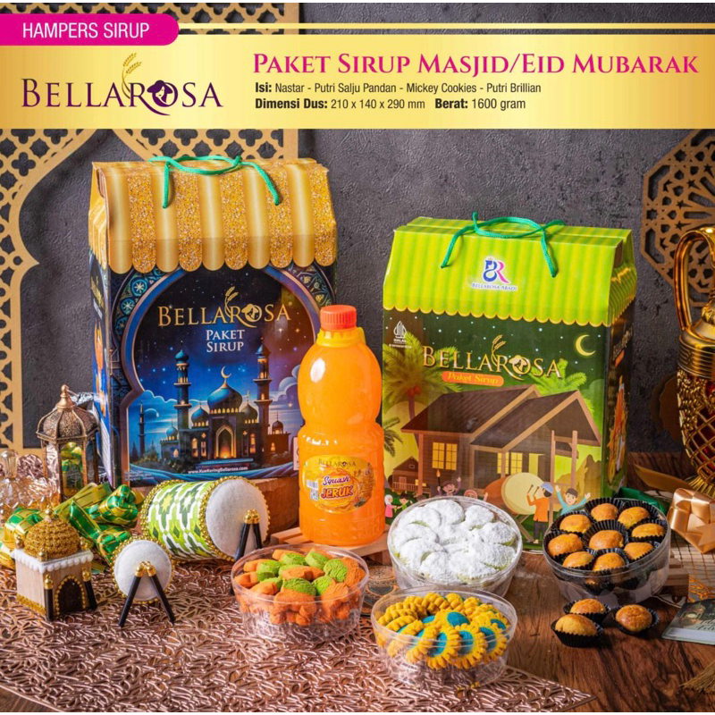 

(PAKET SIRUP MASJID / TAKBIRAN) 2025 PAKET KUE BELLAROSA // HAMPERS LEBARAN