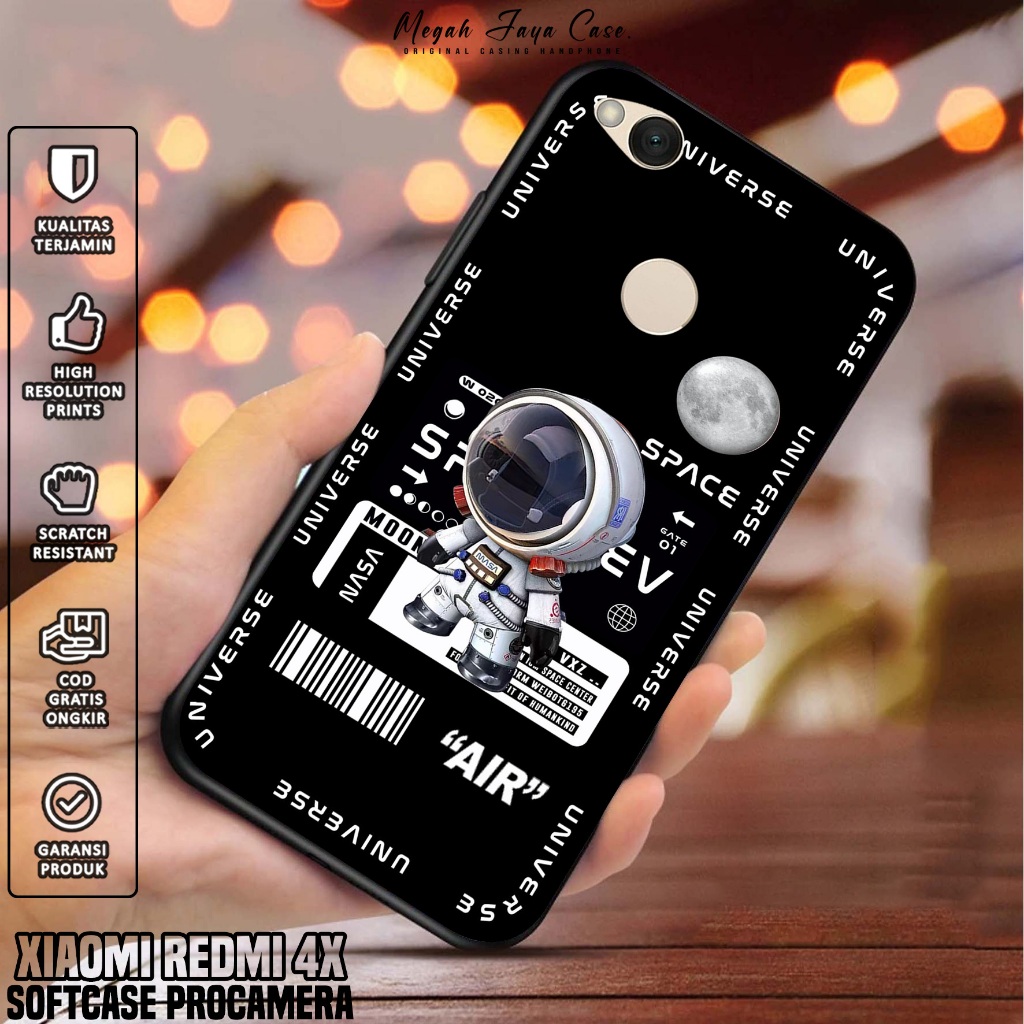 Softcase Xiaomi Redmi 4X - Case Hp Xiaomi Redmi 4X Motif PLNT - Silikon Hp Xiaomi Redmi 4X - Casing 