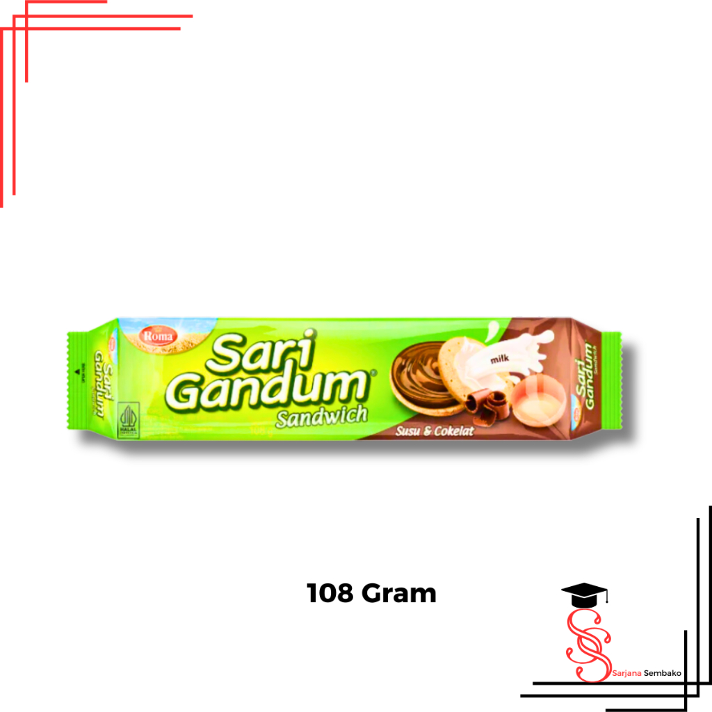 

Roma Sari Gandum Biskuit Sandwich 108 Gram - 1 Pcs