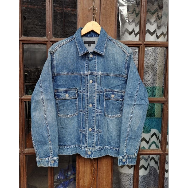 UNIQLO Type 2 Denim Jacket original Mens Large