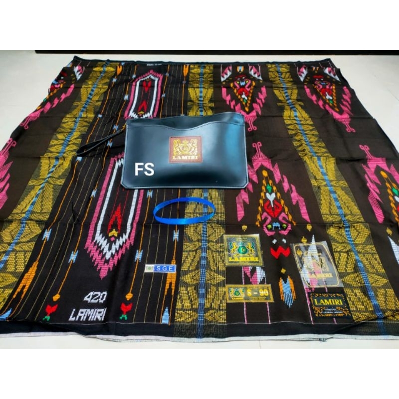 COD / SARUNG LAMIRI 420 SONGKET TYPE SGE FULL SUTRA ori by LAMIRI (Q&amp;S)