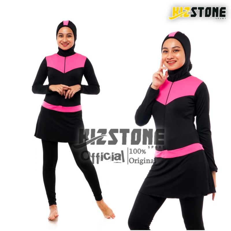 Setelan Baju Renang Muslim Dewasa / Baju Renang Muslim / Set Baju Renang Wanita