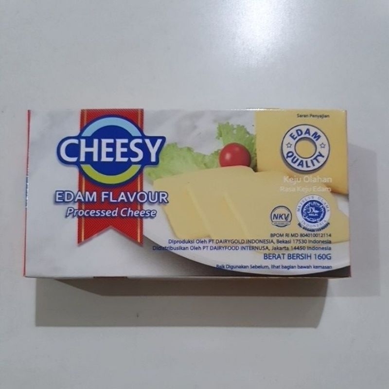 

Cheesy Flavour of Edam Cheese keju rasa edam 160gr