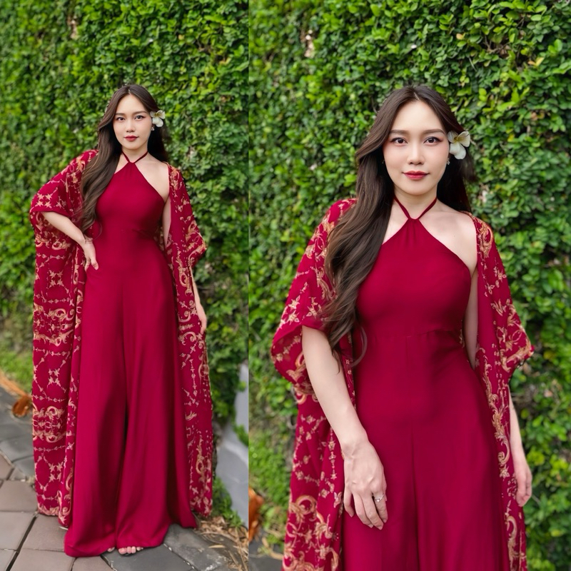 MONETE Monaco Set / Set Outer / Jumpsuit Outer / Baju pantai / Set pantai