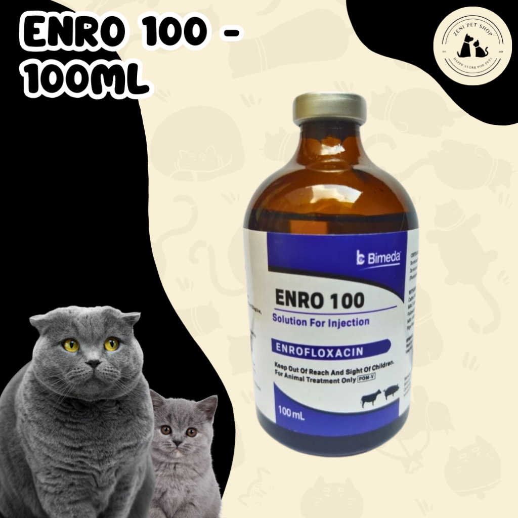 Enro 100 Bimeda 100 ml - Enrofloxacin Ternak
