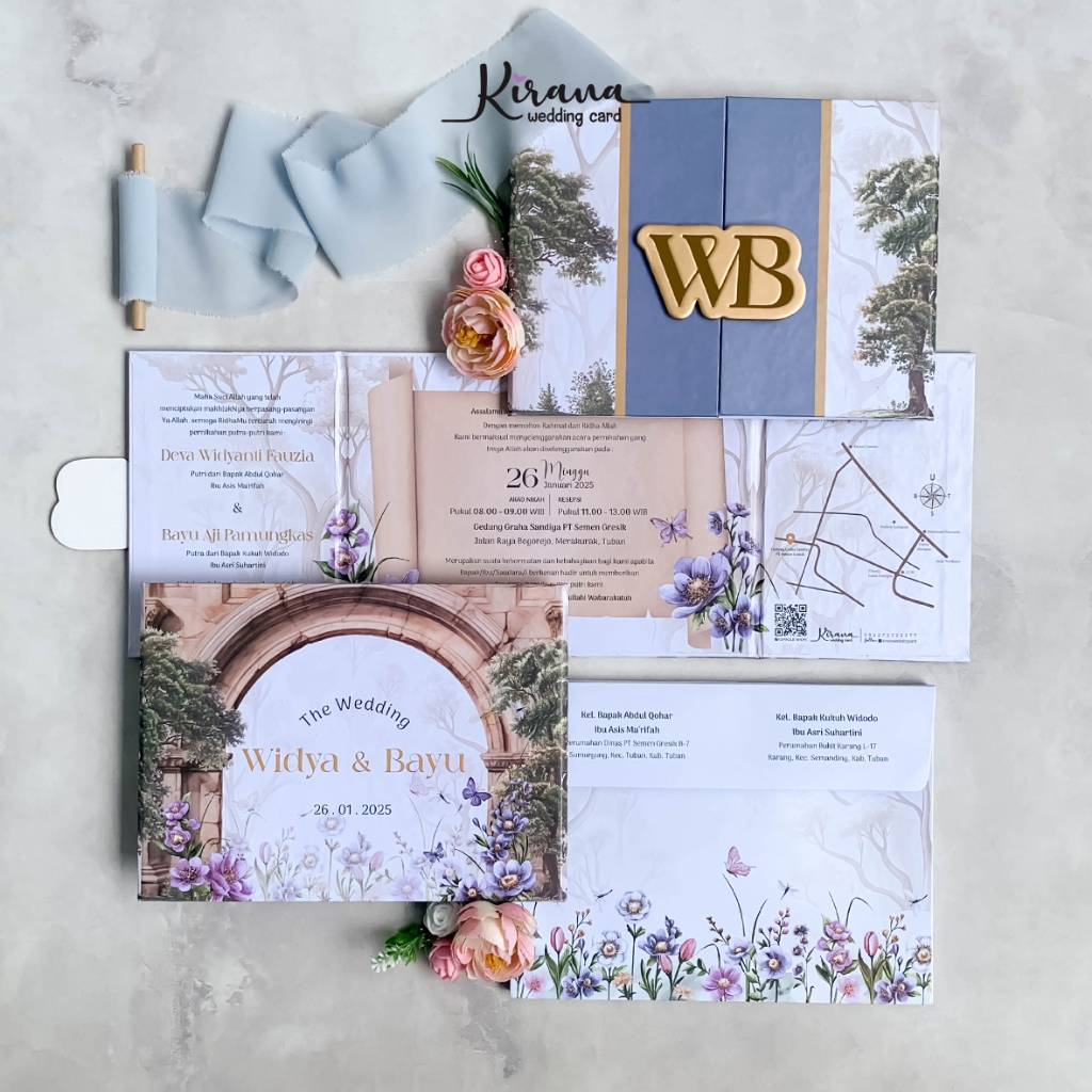 Undangan Hard Cover | Undangan Pernikahan Custom | Undangan Unik | Undangan Kalender