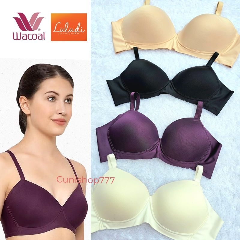 BRA LULUDI by WACOAL FEEL FREE BUSA TIPIS WIRELESS LB 5169 k21bb SIZE 34 36 38 40 BH WANITA TANPA KA