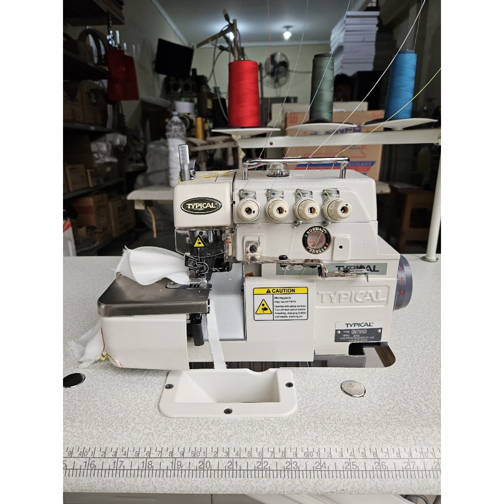 MESIN OBRAS Direct Servo Benang 4 dan 5 Merk TYPICAL Tipe GN794D - BARU (FREE ONGKIR TANGERANG KOTA)