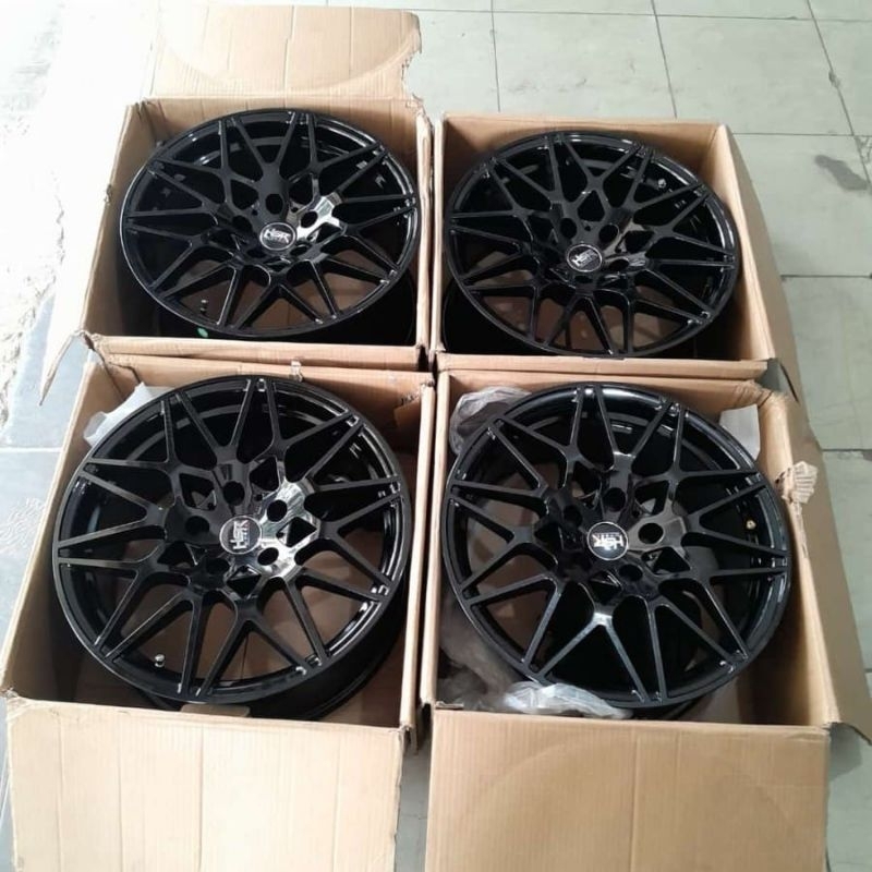 Velg Mobil Second HSR GAMEN Ring 18 Lebar 8.5/9.5 pcd 5x120 Et25 Untuk BMW