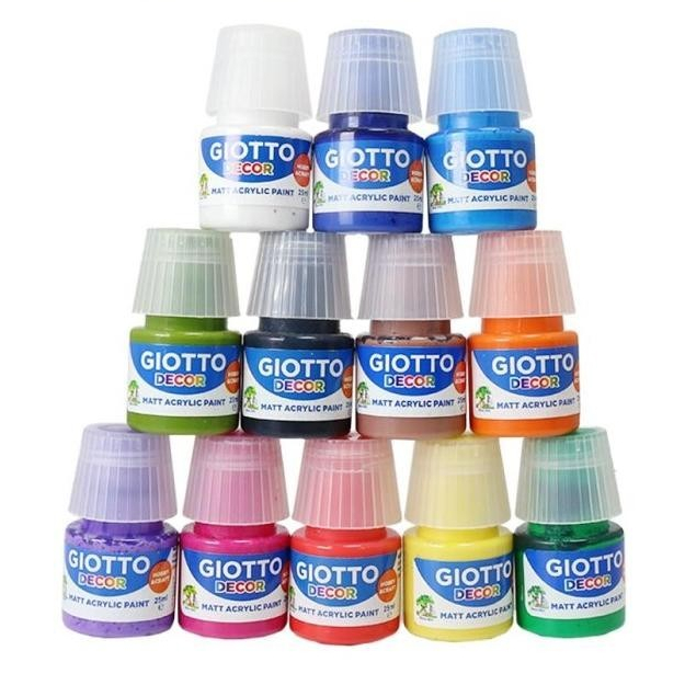 

TBMO GIOTTO DECOR ACRYLIC 25ML 12 PCS 530600 BANTEX