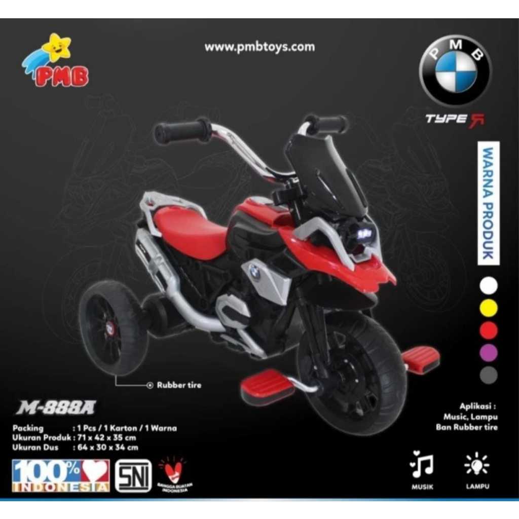 Sepeda Tiga Roda Anak PMB 888A (GOWES) MURAH M888a Tricycle