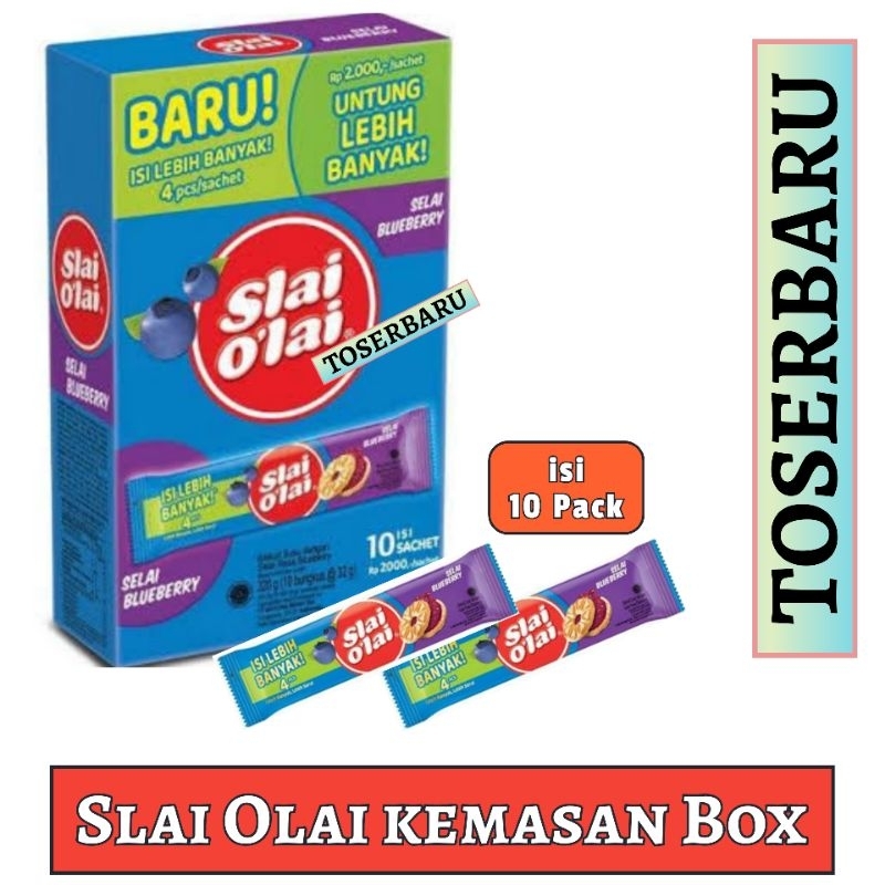 

slai O'lai || Slai olai BOX biskuit nikmat terdapat slai di tengahnya