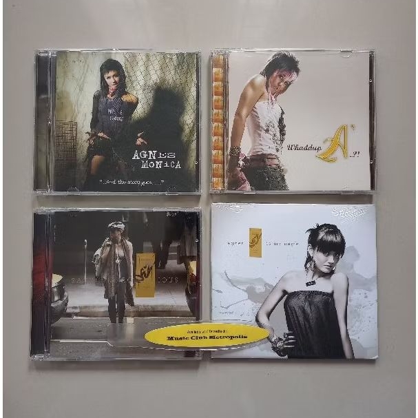 CD AGNES MONICA - PAKET 4 ALBUM / PAKET 4 ALBUM + VCD KARAOKE