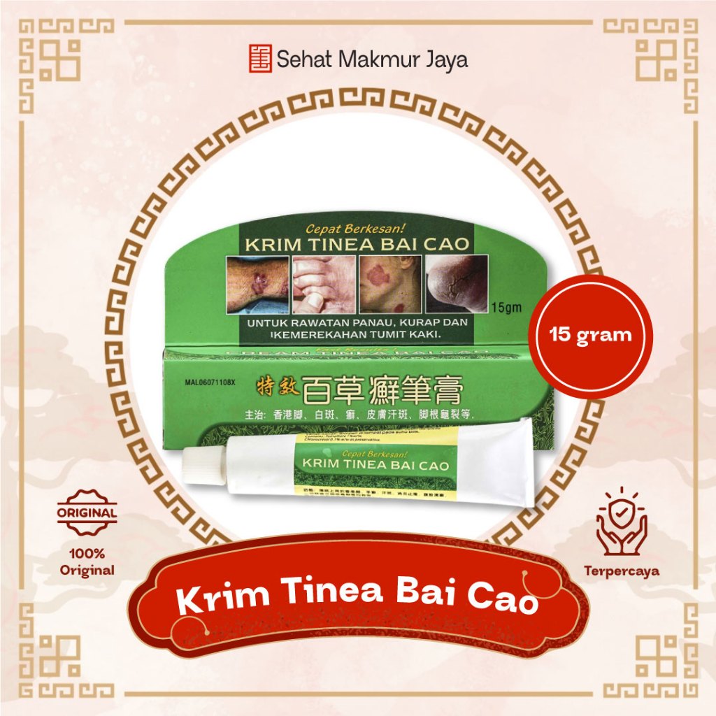 Krim Tinea Bai Cao Isi 15g - Cream Tinea Bai Cao