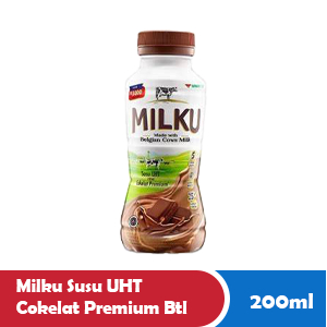 

MILKU SUSU UHT COKELAT STRAWBERRY PREMIUM BTL 200mL