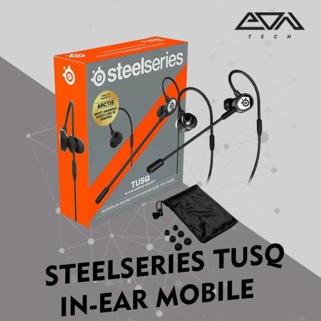 Steelseries TUSQ Gaming Headset In-ear Mobile Earphone