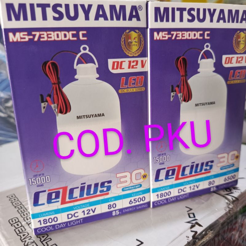 LAMPU DC 30WATT/LAMPU LED DC  JEPIT AKI 30WATT