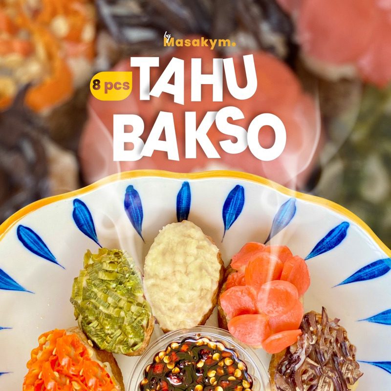 

BYMASAKYM - TAHU BAKSO TOPING MIX ISI 8 PCS SAUS SAMBAL KECAP