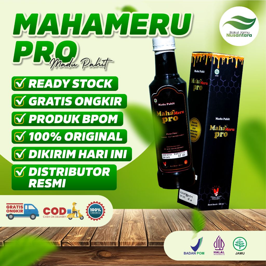 

Mahameru Pro Madu Pahit Plus Herbal 100% Original
