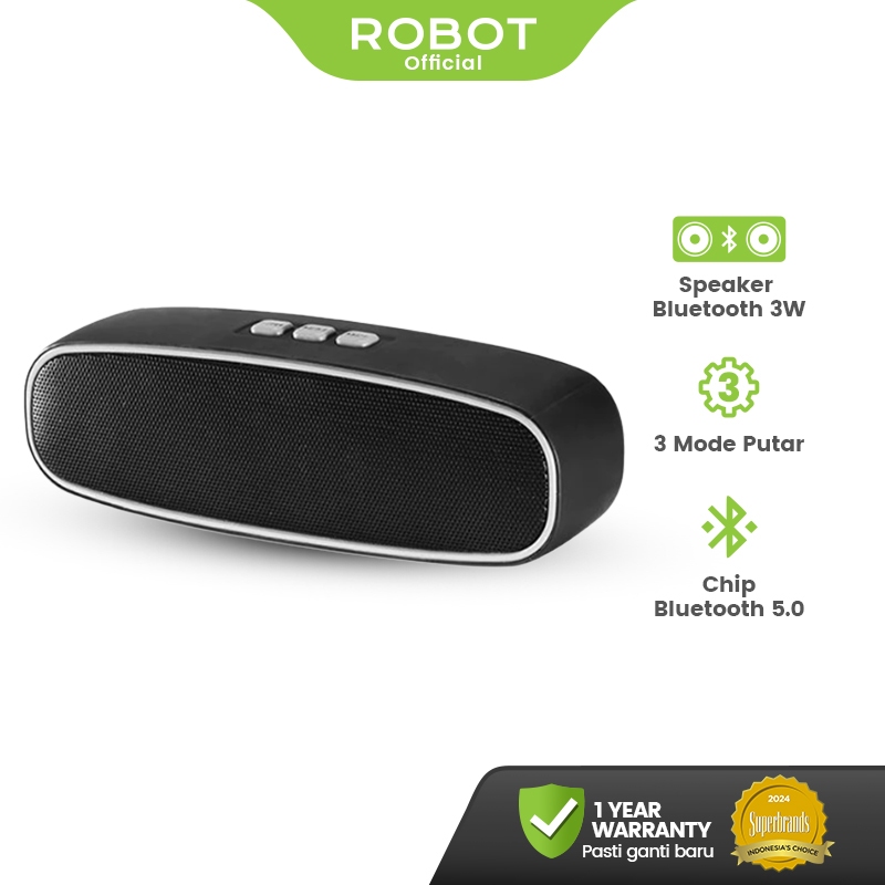 ROBOT Speaker Bluetooth Mini Super Bass Bluetooth 5.3 Hi-Fi Sound Portable Audio Wireless Stereo Spe