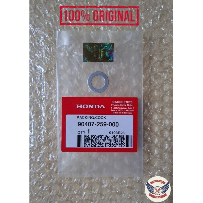 90407259000 Ring Baut Tap Bubusan Oli Mesin – CB150R CBR150R Led , CB150R CBR150R Old , CBR250RR , C