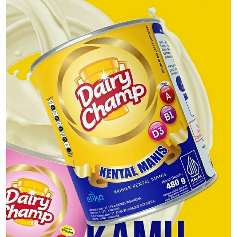 

Susu Kental Manis Dairy Champ 480 gram per Kaleng