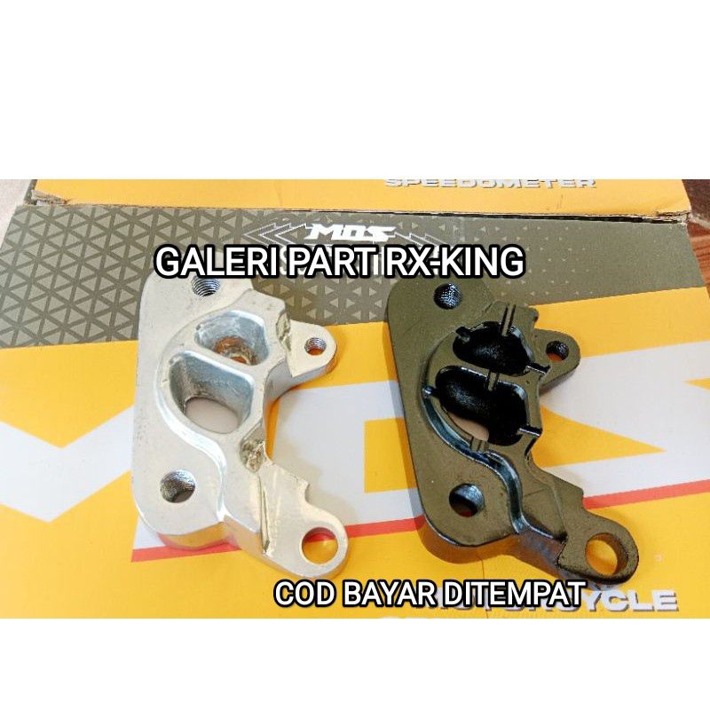 Breket Dudukan Kaliper Nissin Brembo 2 piston Rx king new Fizr untuk piringan 300 mm