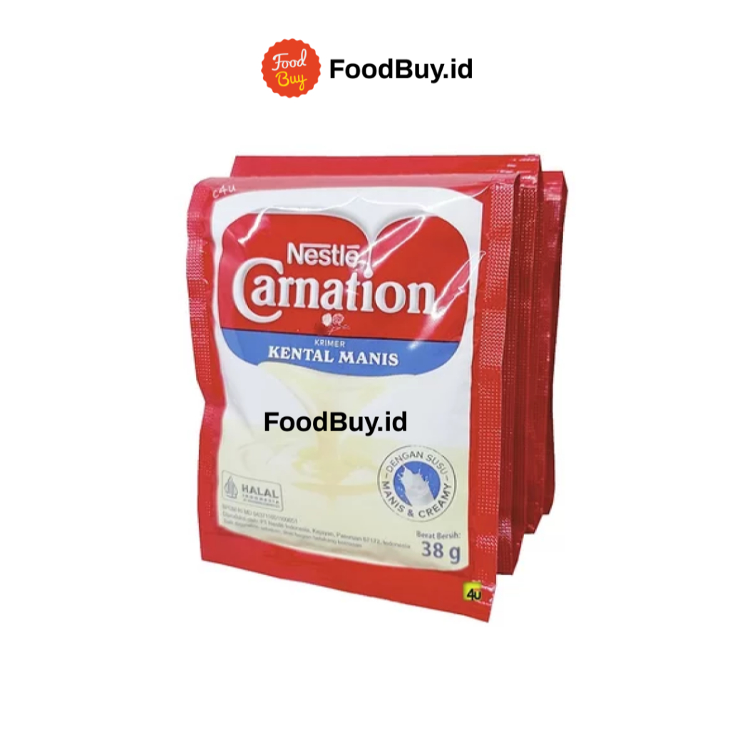 

Paket 1 Renteng - Carnation Krimer Kental Manis Sachet (isi 6pcs)
