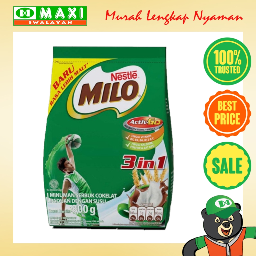 

Nestle Milo Cokelat 790gr