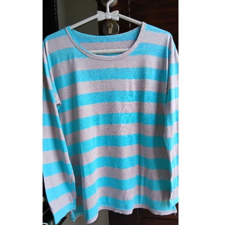 kaos lengan panjang tosca