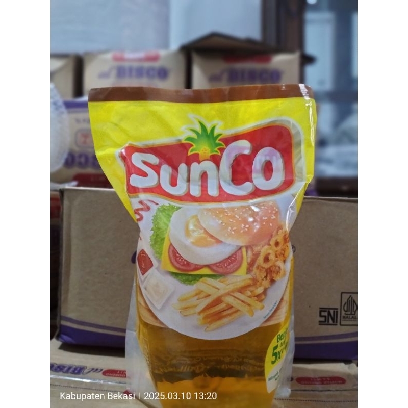 

Minyak goreng sunco 2liter