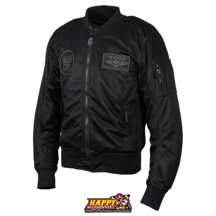 Jaket Riding Yellowcorn YB-3122 Black