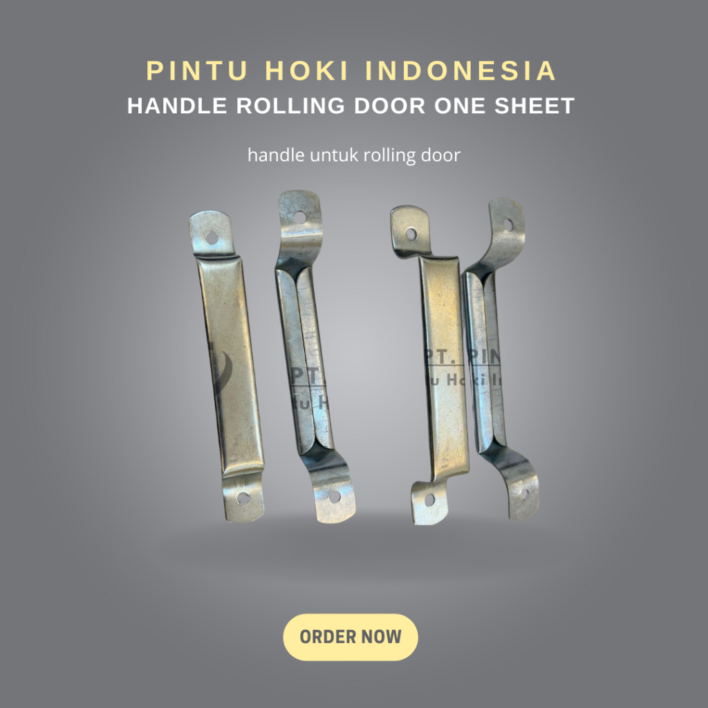 Handle rolling door one sheet