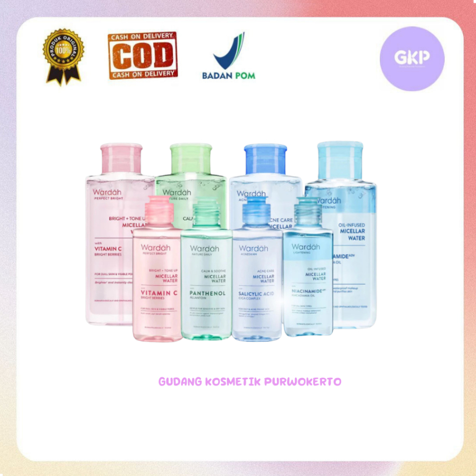 Wardah Micellar Water | pembersih make up